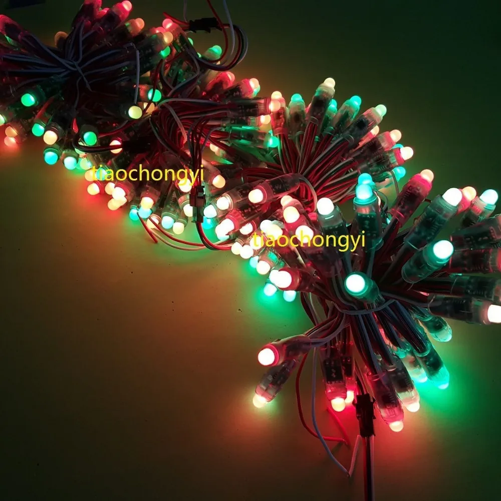 5 в 12 В WS2811 2811 IC RGB полный цвет мм пикселей цифровой адресуемый сон Цвет LED Pix els