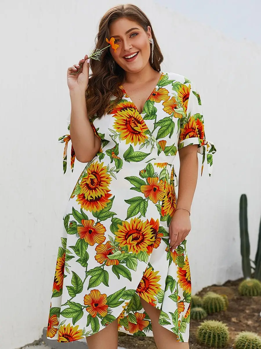 Женские платья праздничная пляжная одежда повседневное Цветочное платье