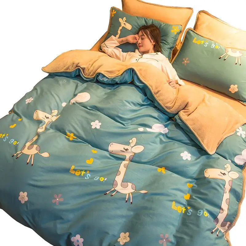 Nordicas Matrimonio Luxury Parrure Lit King Size Dekbedovertrek Jogo Roupa Bed Cotton Ropa De Cama Sheet And Quilt Bedding Set | Дом и сад