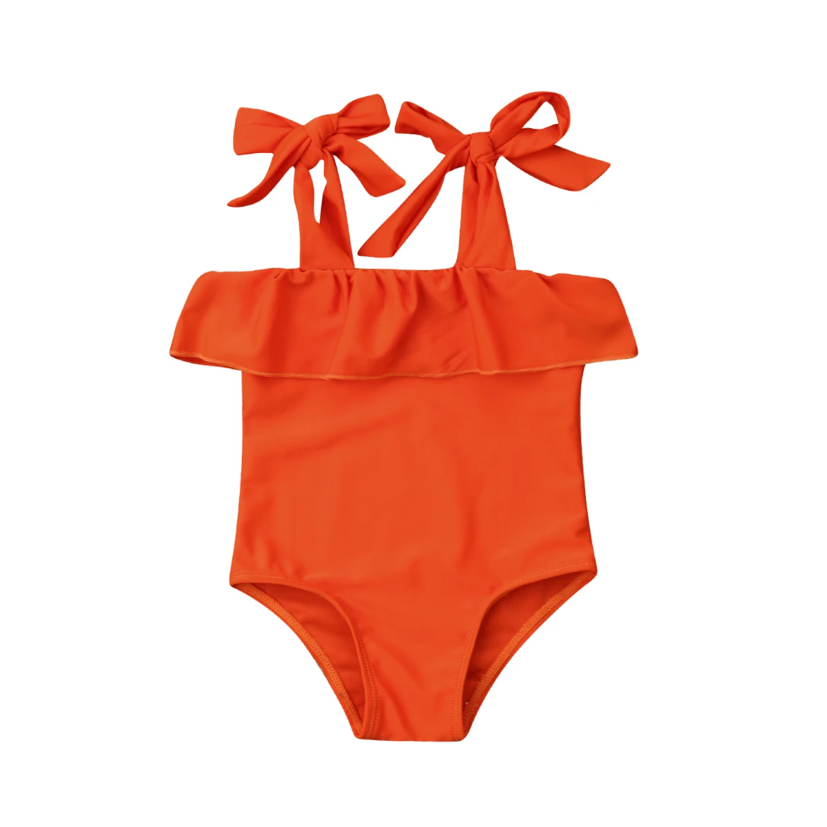 Newborn Kids Baby Girl Bowknot Off Shoulder Bikini Set Toddler Girls Summer One-piece Swimwear Swimsuit Beachwear Bathing Suit | Детская