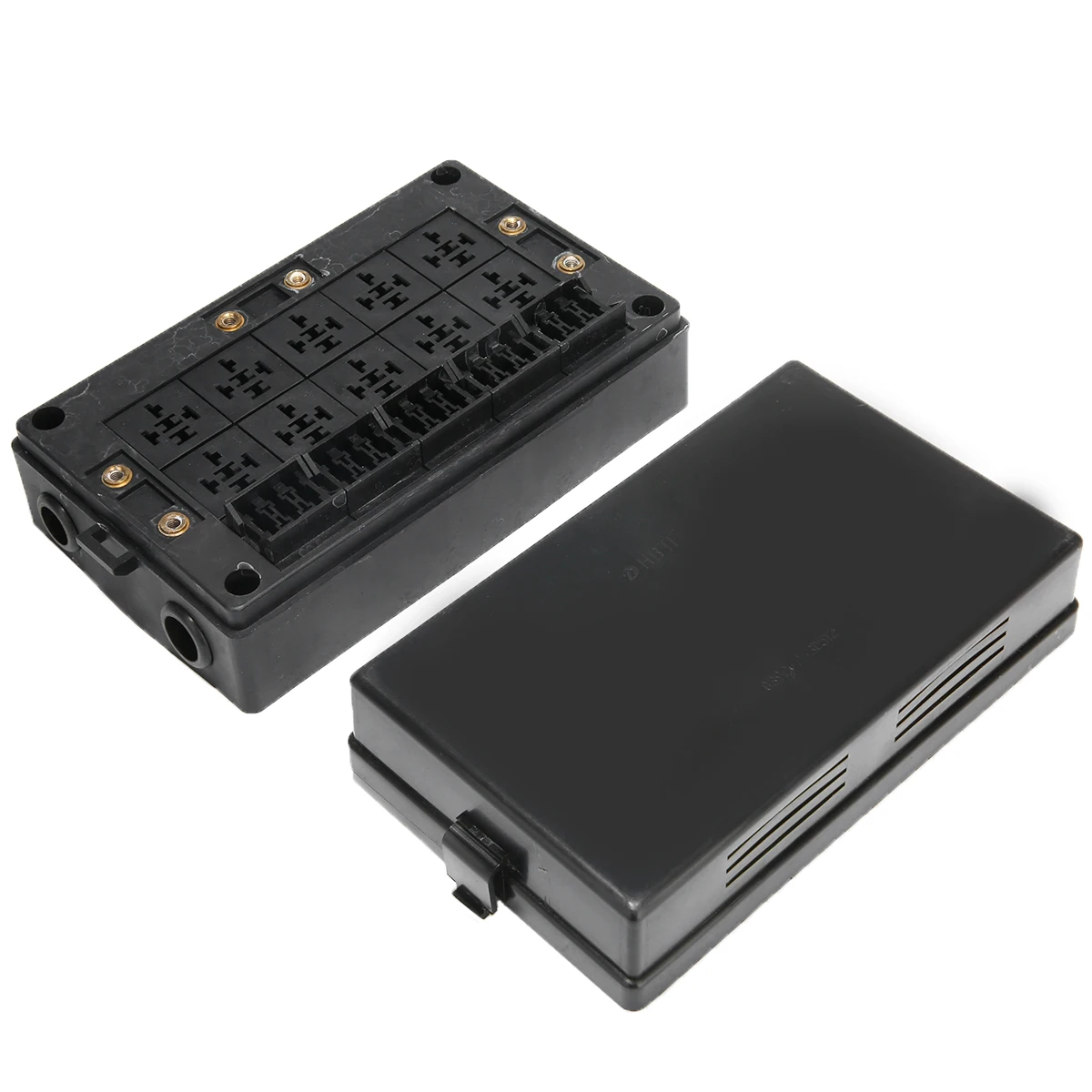 

1 комплект черный Авто автомобильная 18 способ предохранитель реле держатель Блок цепи защита клемм Высокое качество авто Замена