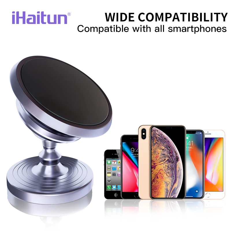 Магнитная Автомобильная Подставка для телефона iHaitun iPhone XS MAX XR X Samsung Xiaomi