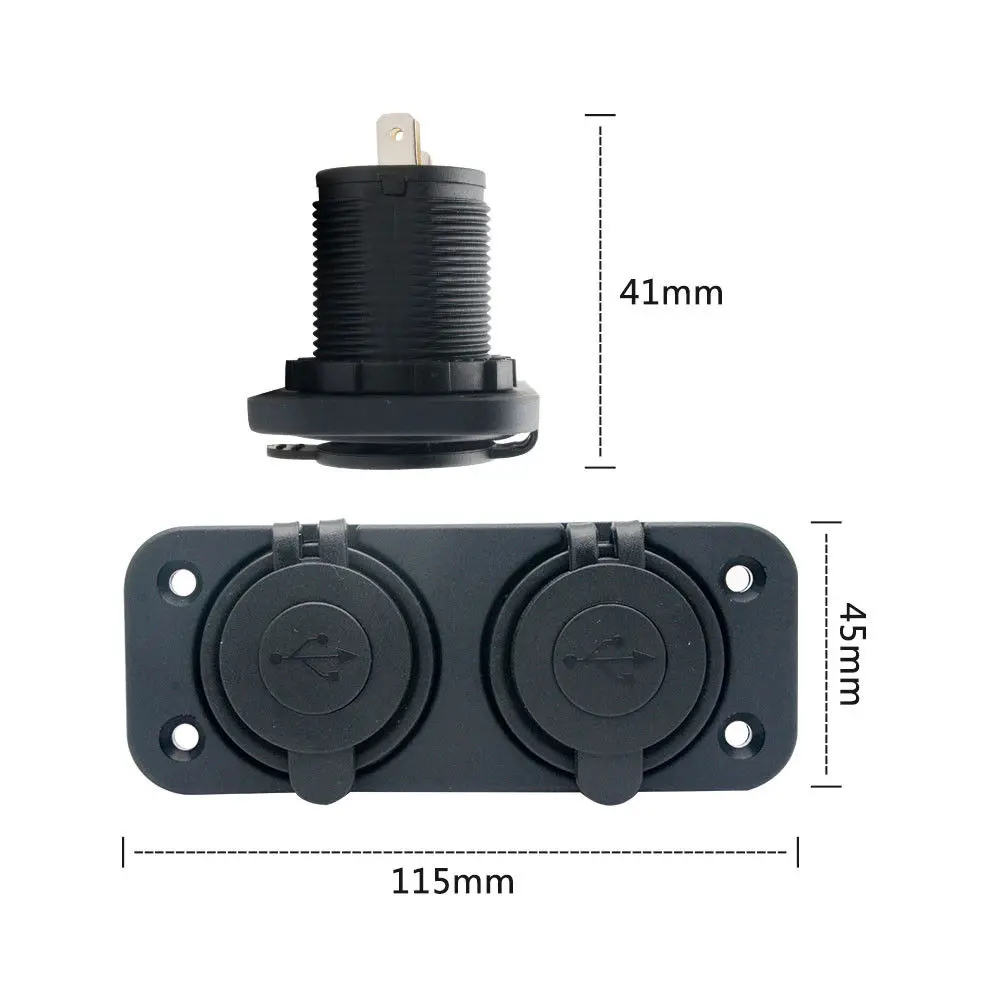 Двойное автомобильное зарядное устройство 3 1 а с 4 usb-портами для прикуривателя