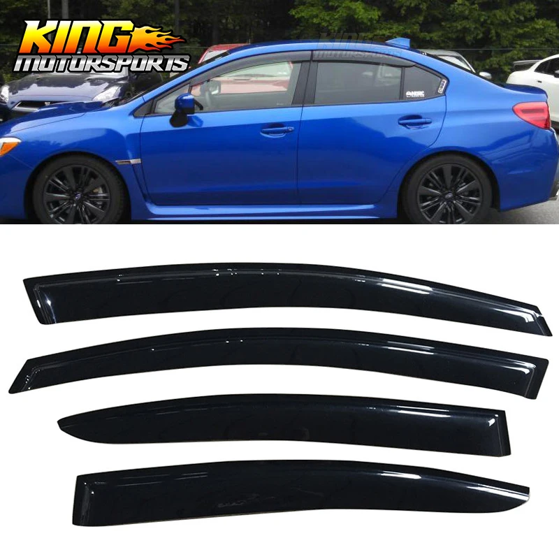 Подходит для 15 18 Subaru WRX STI 12 Impreza окна 4 шт набор дым/тонировка акрилом|Навесы и