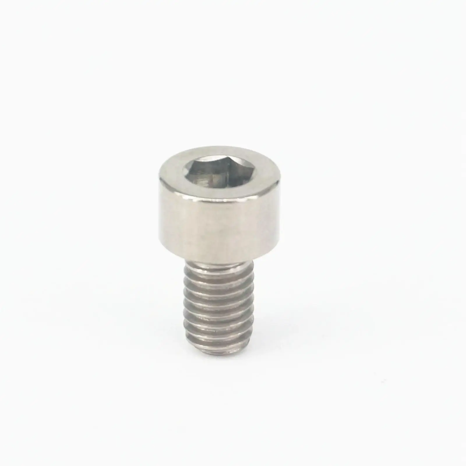 

(2) M6 x 10mm Original Color TC4 GR5 Titanium Alloy Allen Hex Screw Column Head Bolts For Bicycle