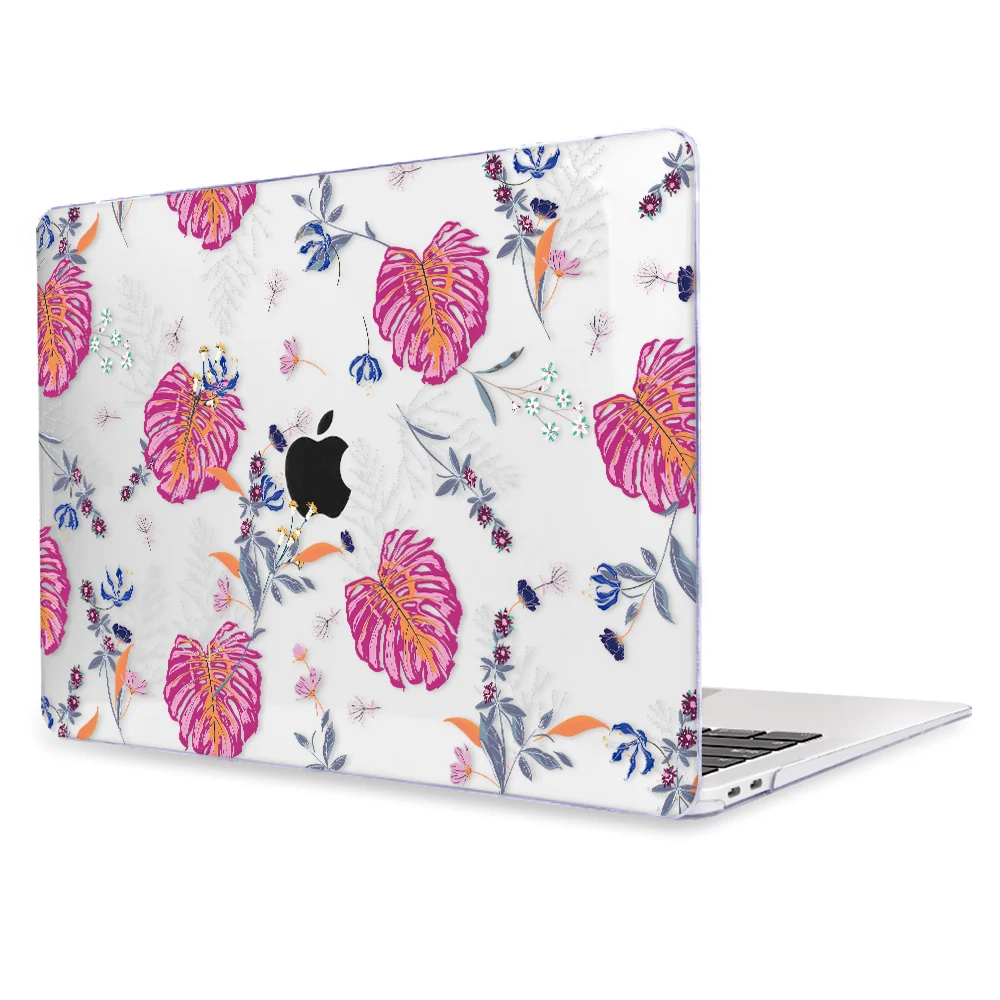 Цветной чехол для ноутбука MacBook 12 дюймов Air 11 13 A1466 A1932 retina 15 Pro 3 Touch bar пластиковый