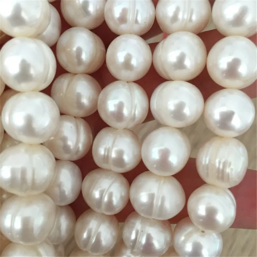 11 12 мм тонкий белый круглый барочный жемчуг элегантная личность AAA нежные
