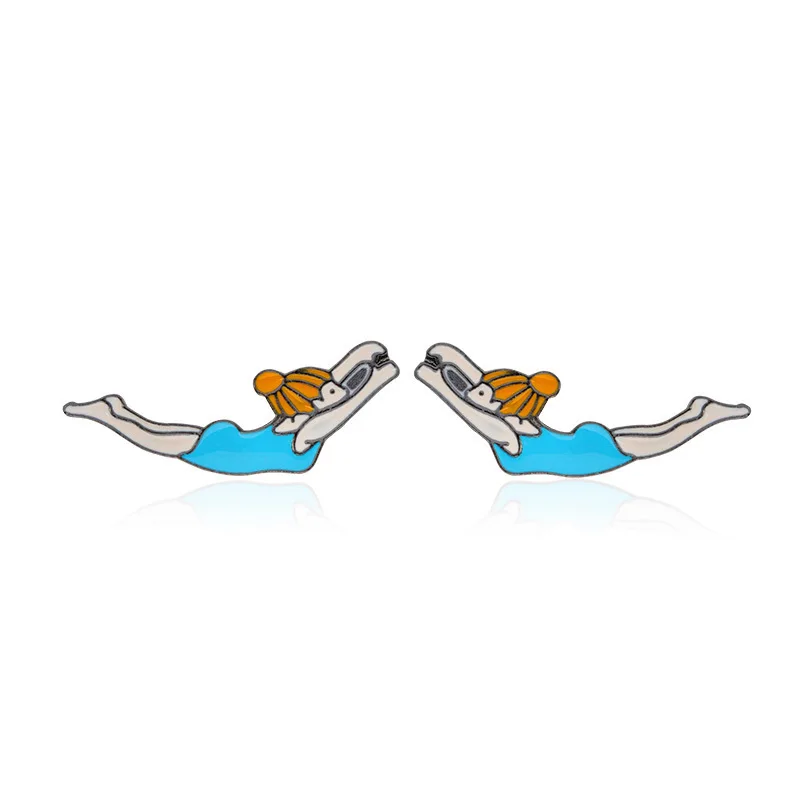 Женские джинсы pin Брошь платформы украшения женщина фонд плавание Pin вакуумные