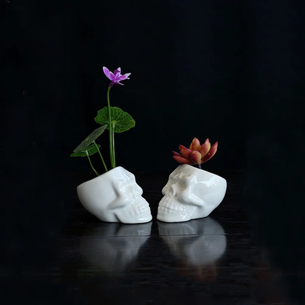 1pc Ceramic Succulent Flower Pot Container Plant Planter Table Decoration for Bedroom Cafe Living Room Restaurant Home | Дом и сад