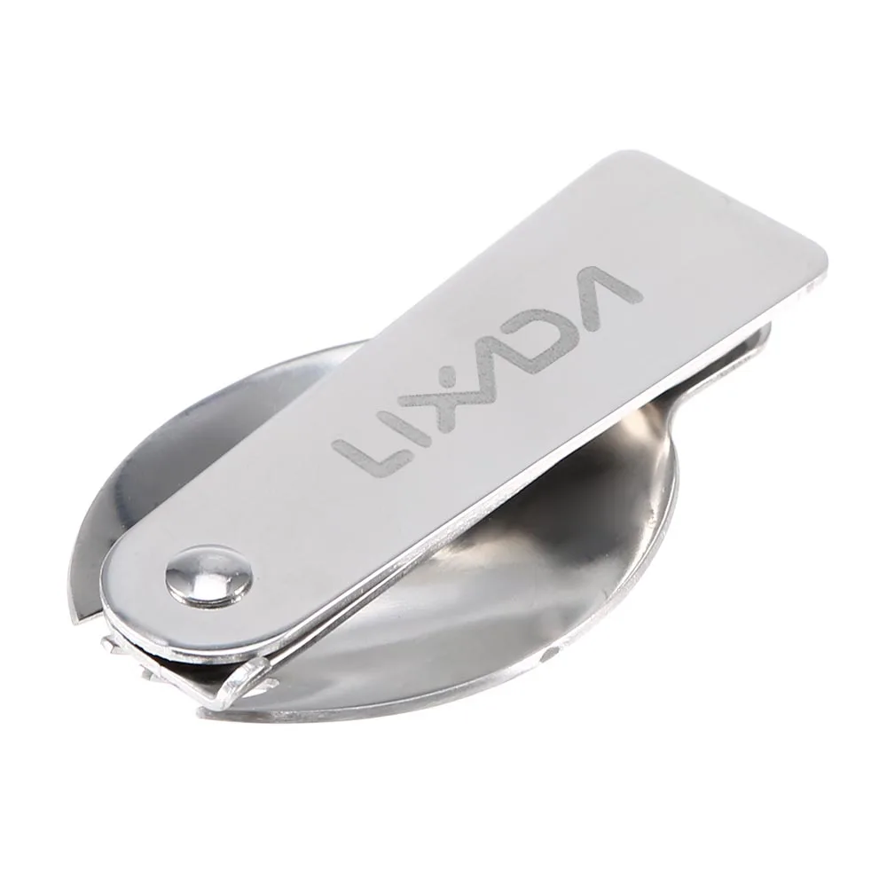 Lixada 2 шт. ложка с длинной ручкой СКЛАДНАЯ из нержавеющей стали спортивная