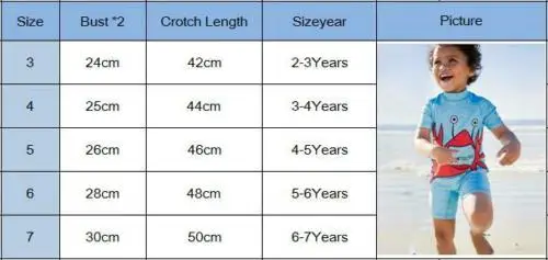 Купальник для новорожденных мальчиков детский купальник с раком цельнокроеная