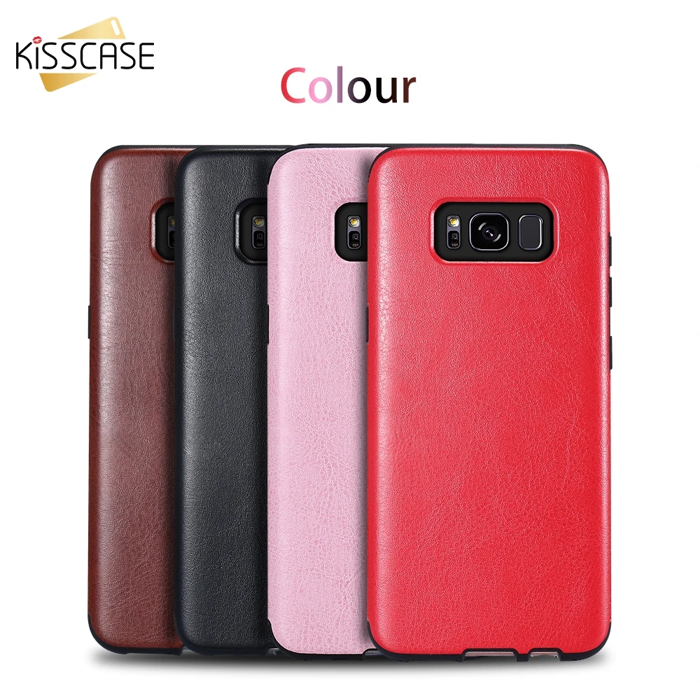 KISSCASE Ретро Кожаный чехол-книжка для samsung Galaxy S10 плюс S10E Crazy Horse текстурированное
