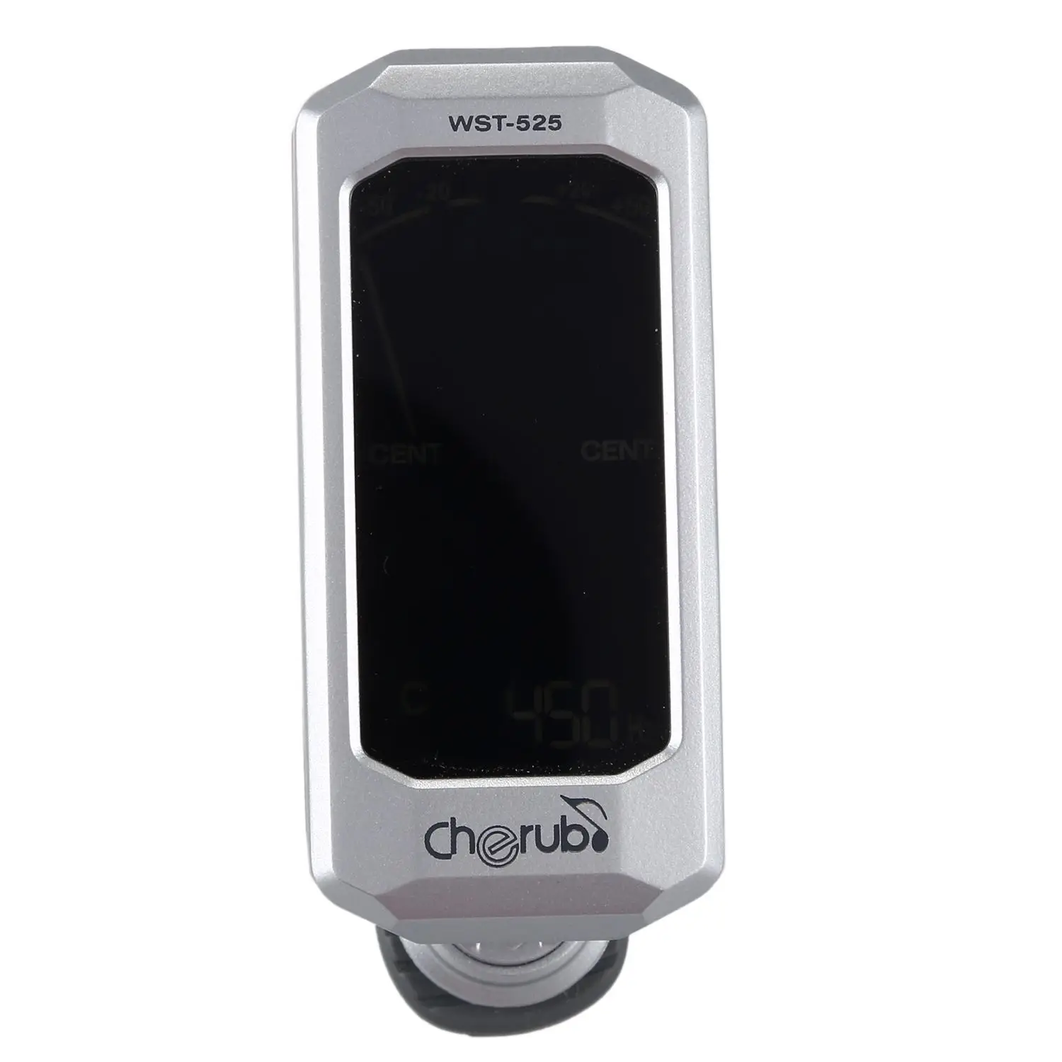 BMDT-Cherub WST-525 New Clip Clip-on Tuner Chromatic LCD Display b bb Tuning for Guitar Bass(6-string) Violin Ukulele C Ukulel | Спорт и