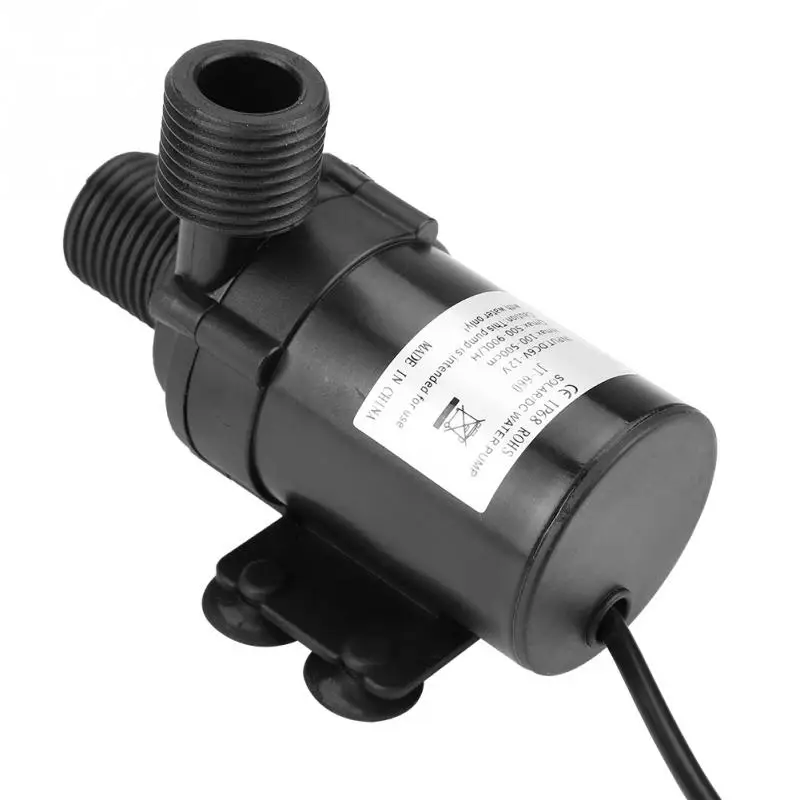 Мини DC12V водяной насос бытовой Бесщеточный Водяной для солнечного