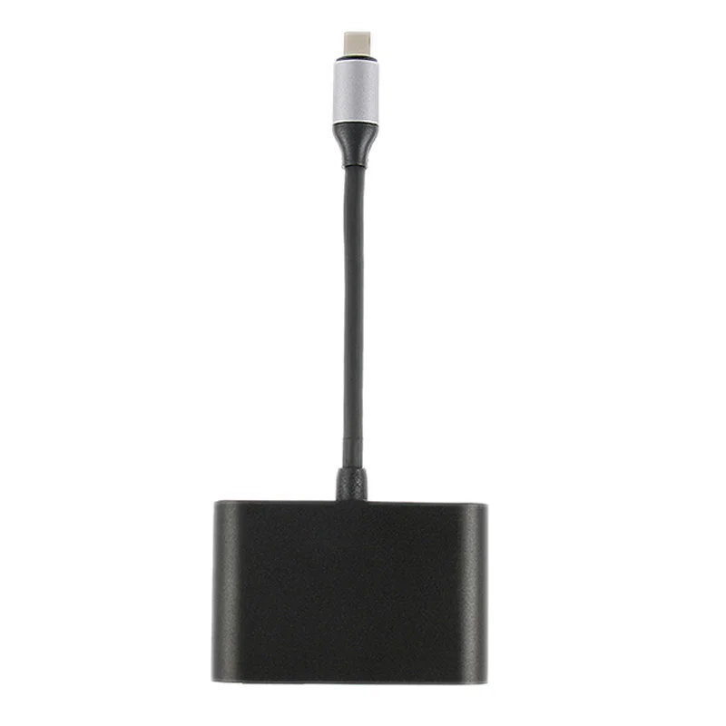 Лучшие предложения USB C к HDMI 4K VGA адаптер 3 1 Type USB-C видео конвертеры для 2017 Новый Macbook