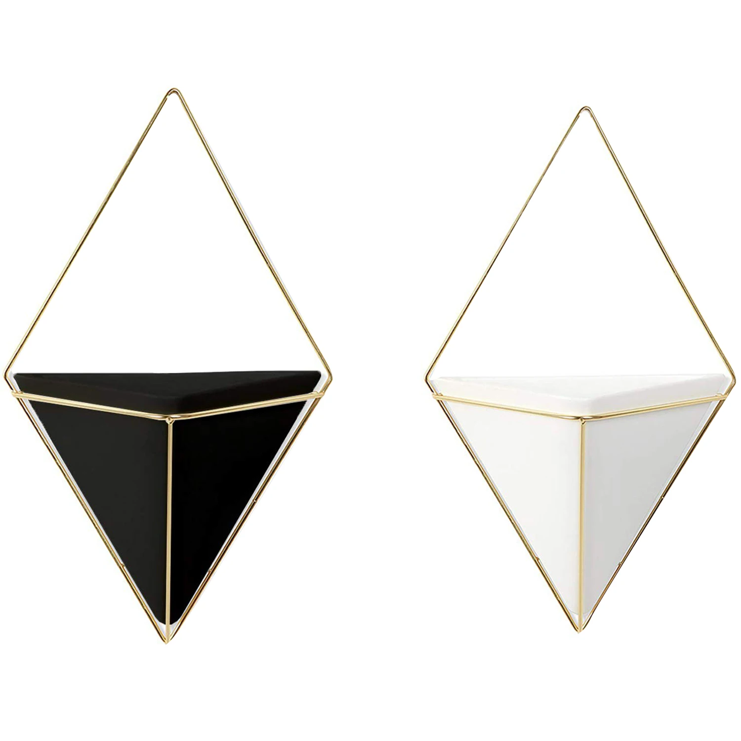 Геометрические настенные плантаторы набор из 2 подвесные декоративные мини вазы