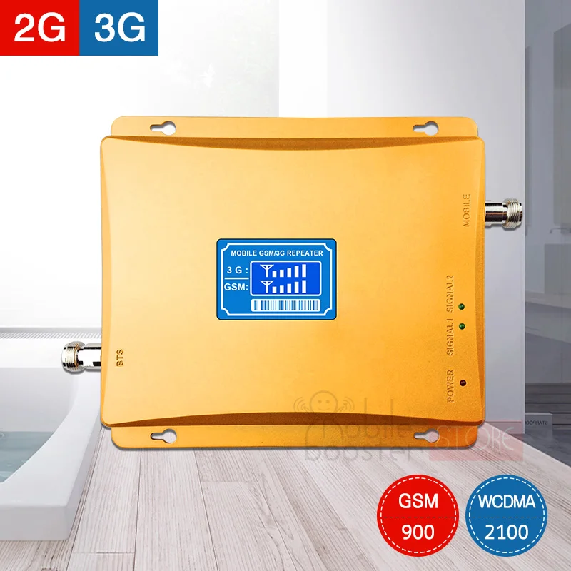 cellular amplifier booster gsm 900 umts 2100 mobile repeater cell phon signal Gain 70dB | Мобильные телефоны и аксессуары
