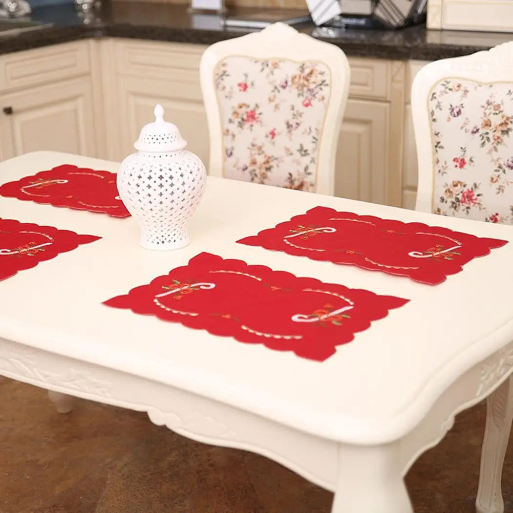 Вечерние рождественские Рождество Клаус подарочные свечи костыли из placemate полые