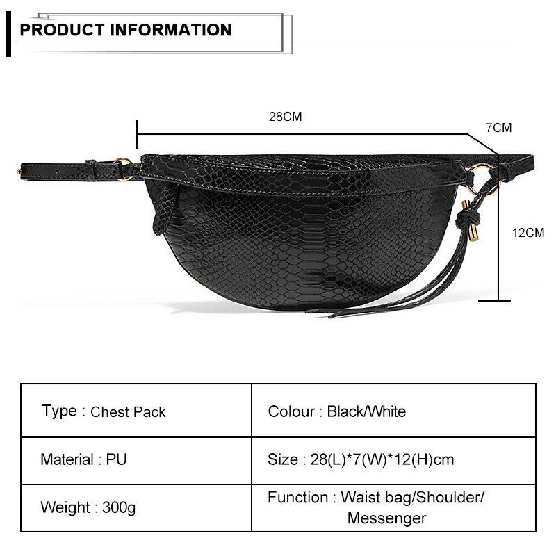 Поясная Сумка из ПУ кожи для женщин Короткая Повседневная Дамская сумка через