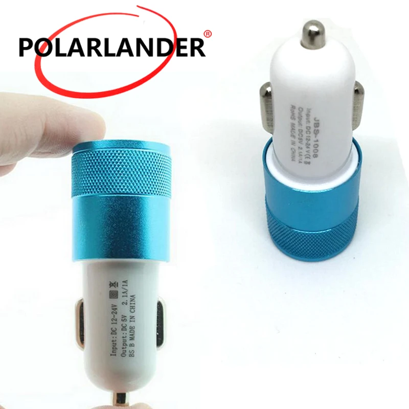 Алюминиевый двойной USB DC 12V 24V 2 цвета на выбор универсальное автомобильное