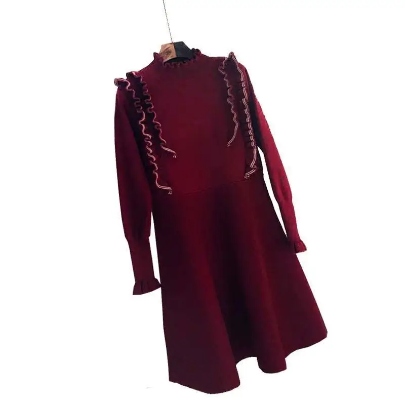 Осень Зима Invierno клуб Bodycon для женщин Высокая талия Винтаж Водолазка пуловер Tricot