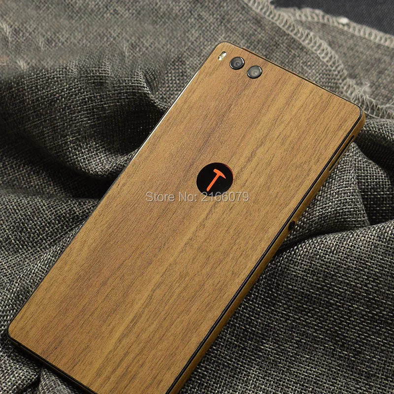 For Smartisan Nut 3 Nut3 / U3 5.99&quot Fashion Full Body Cover 3D Imitation Wood Grain Protection Skin Decal Sticker (Not a Case) |