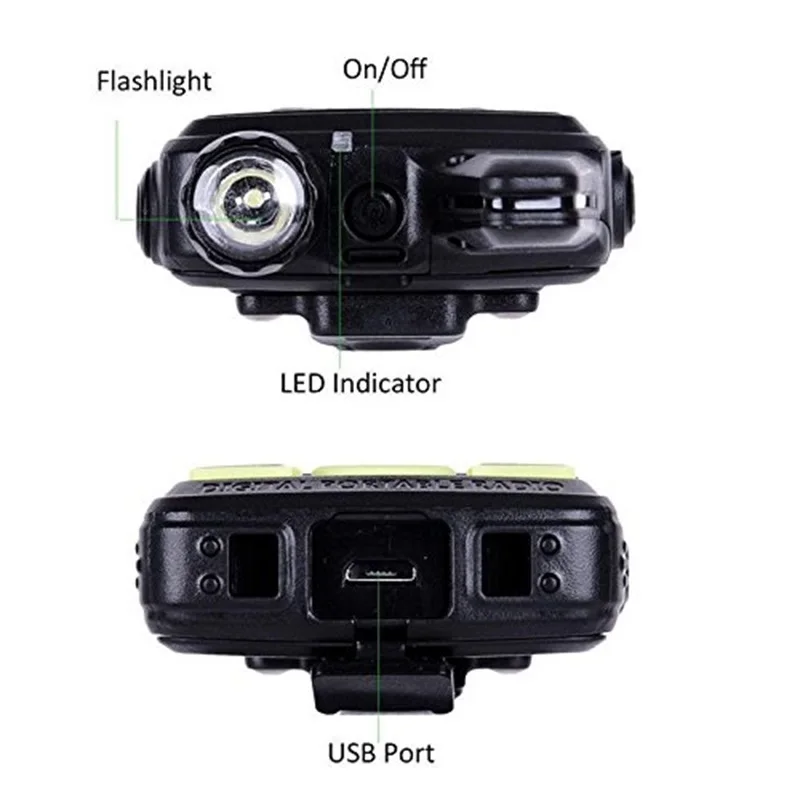 2 шт. BAOFENG BF T1 двухканальные рации дети Walk Talk мини двухстороннее радио UHF