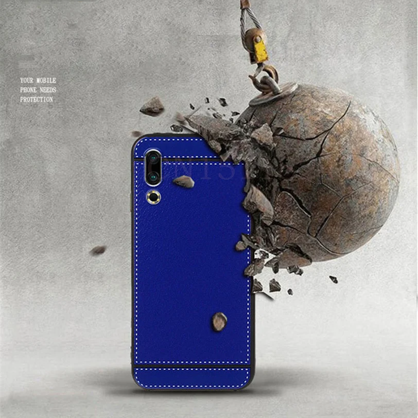 Note 9 Case For Meizu 16 16X 16th X8 8 Leather grain Silicone Soft TPU Cover for 16s Pro 6 M6T Phone Coque S |