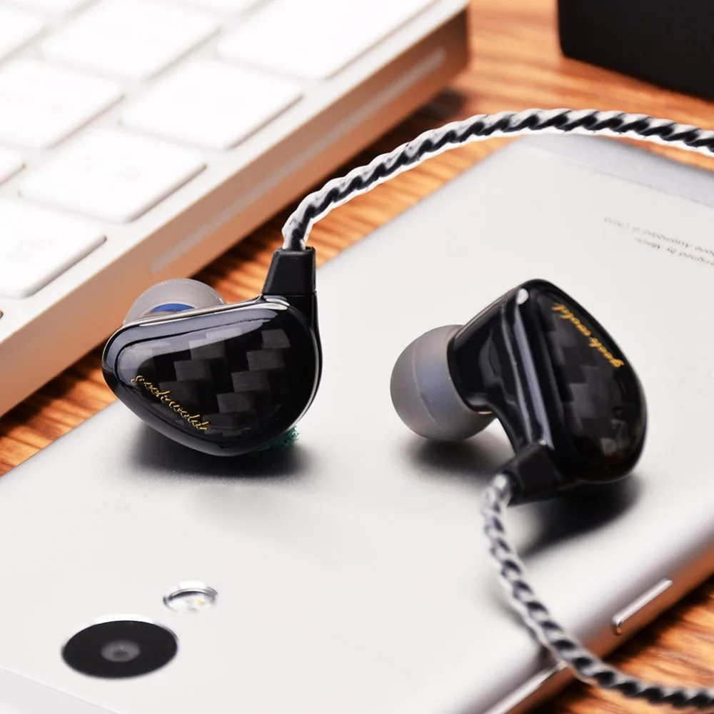 100% оригинальные наушники Geek Wold GK3 с 3 динамическими драйверами Hi Fi вкладыши