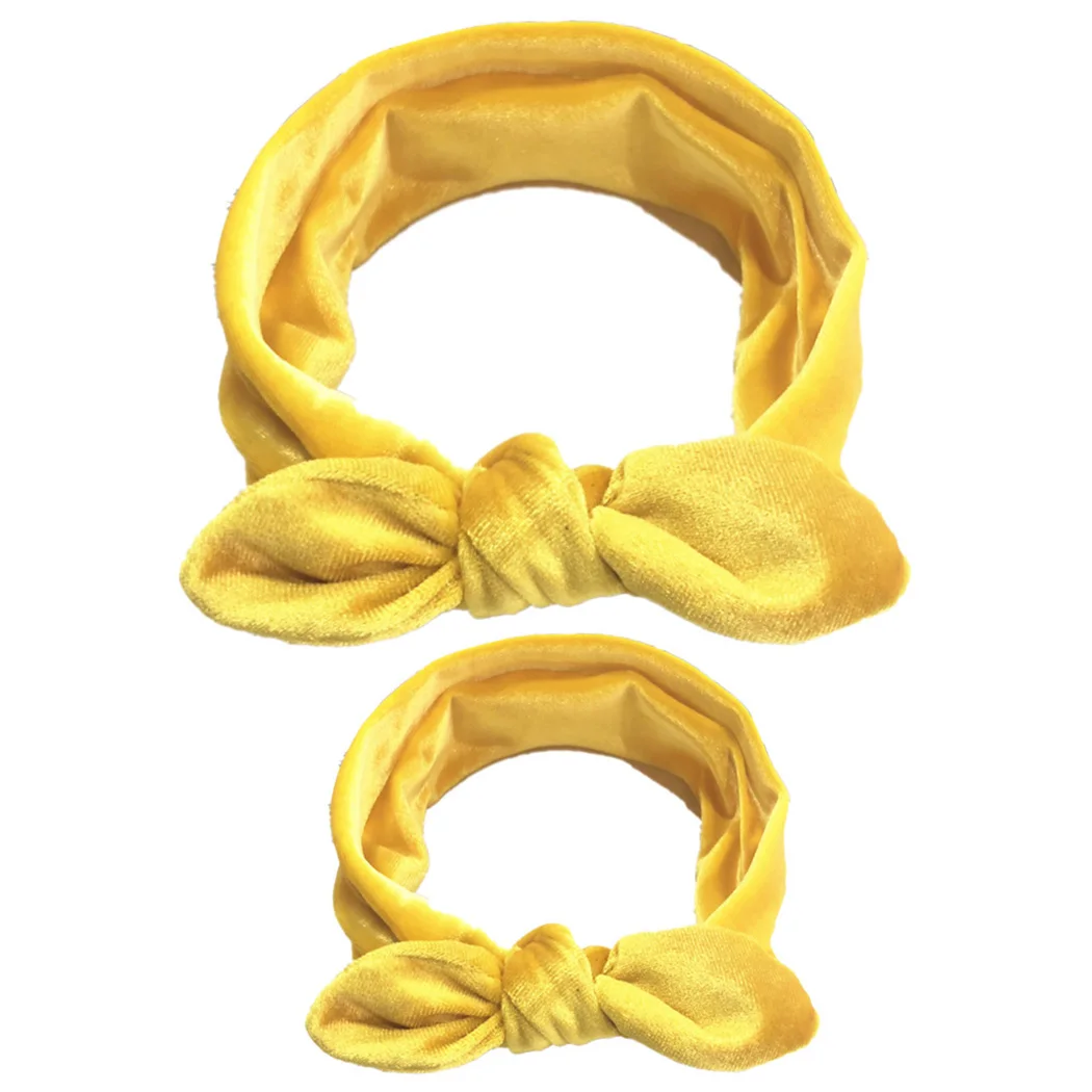 Комплект из 2 предметов для мамы и ребенка повязка на голову с цветочным рисунком