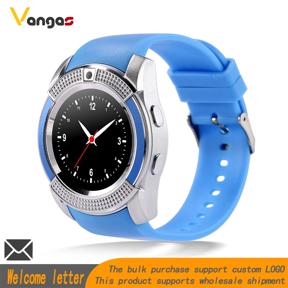 Vangas V8 SmartWatch Bluetooth Smartwatch перчатки для сенсорного экрана часы с Камера/слот sim карты