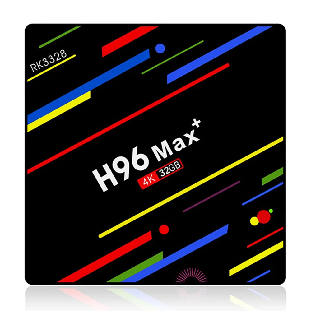 ТВ приставка H96 Max Plus Android 8 1 Smart Set Top Box Rockchip Rk3328 4 ГБ 32 Usb3.0 H.265 4K Pk T9 Hk1 X96 (32