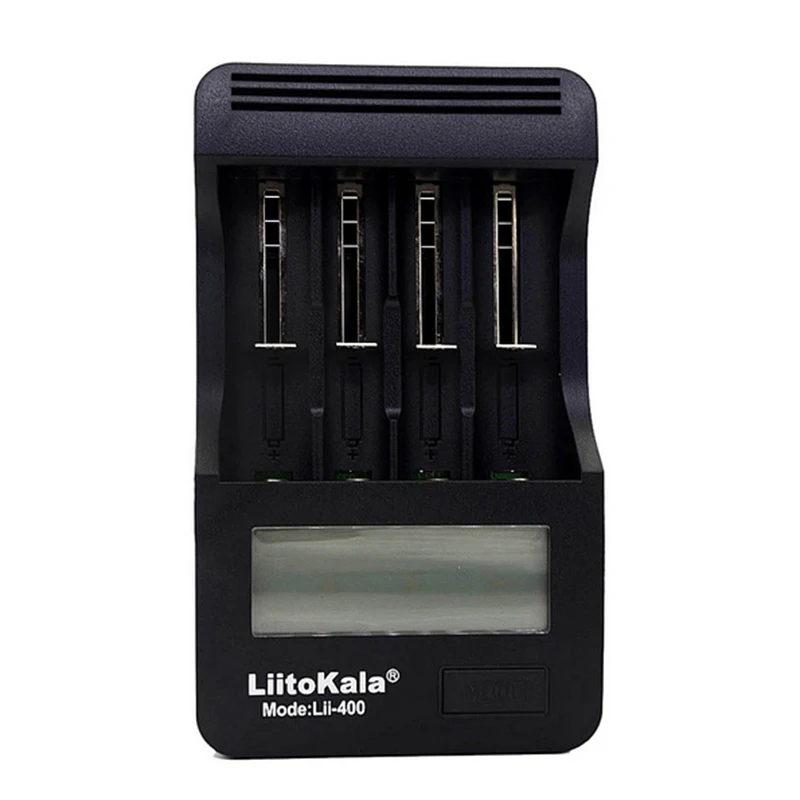 Liitokala Lii 400 ЖК дисплей зарядное устройство для 18650 26650 18500 16340 1. 2Vaa/Aaa Ni MH