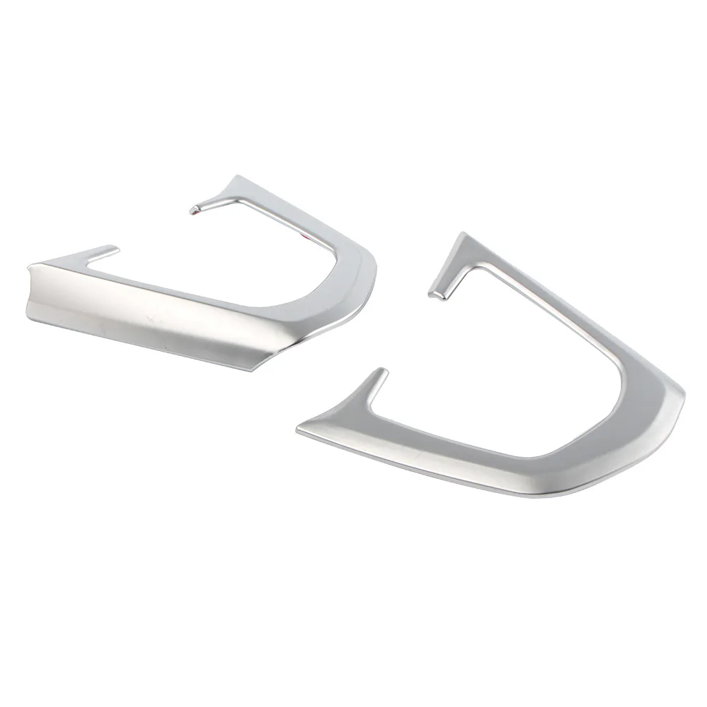 

2PCS ABS Plastic Inner Steering Wheel Button Decorative Cover Protector Trim for BMW X3 G01 2018