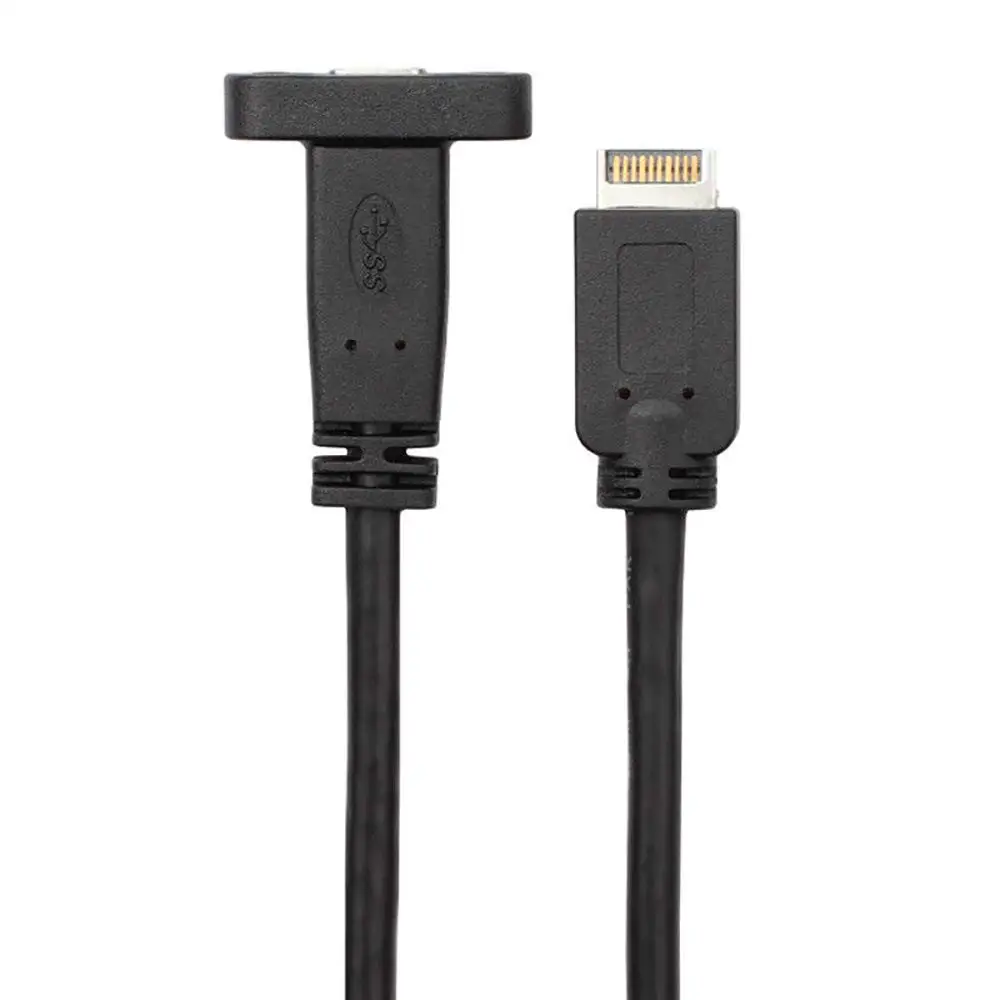 TTKK USB 3 1 Тип E PCI-E к C женский Gen 2 Удлинительный кабель кронштейн профиля |