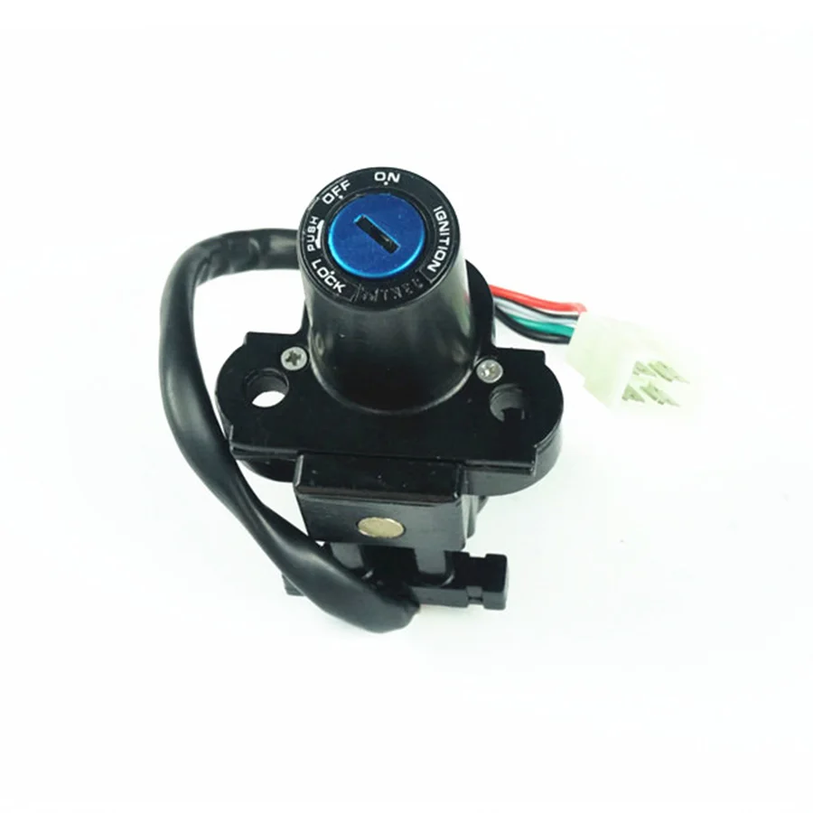 1set Motorcycle 4 Line Plug Ignition Switch Fuel Gas Cap Cover Tank Lock Set with 2 Keys For Honda CBR1000RR 04-07 CBR600RR | Автомобили и