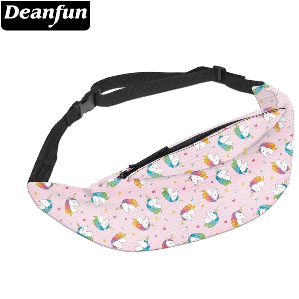 Deanfun водостойкая звезда Единорог сердце розовый поясная сумка Мужская