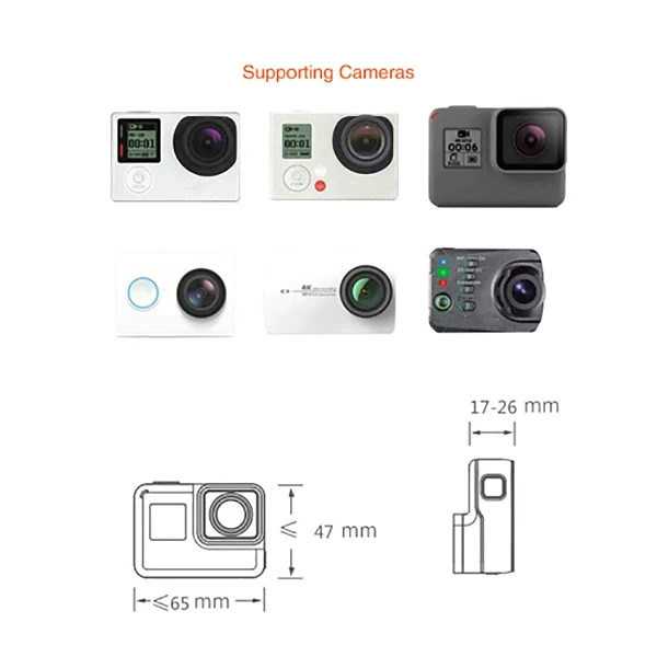 Монтажный адаптер для подключения камеры Go Pro Hero3/4/5/6 Yi с Osmo Mobile 1 2 | Электроника
