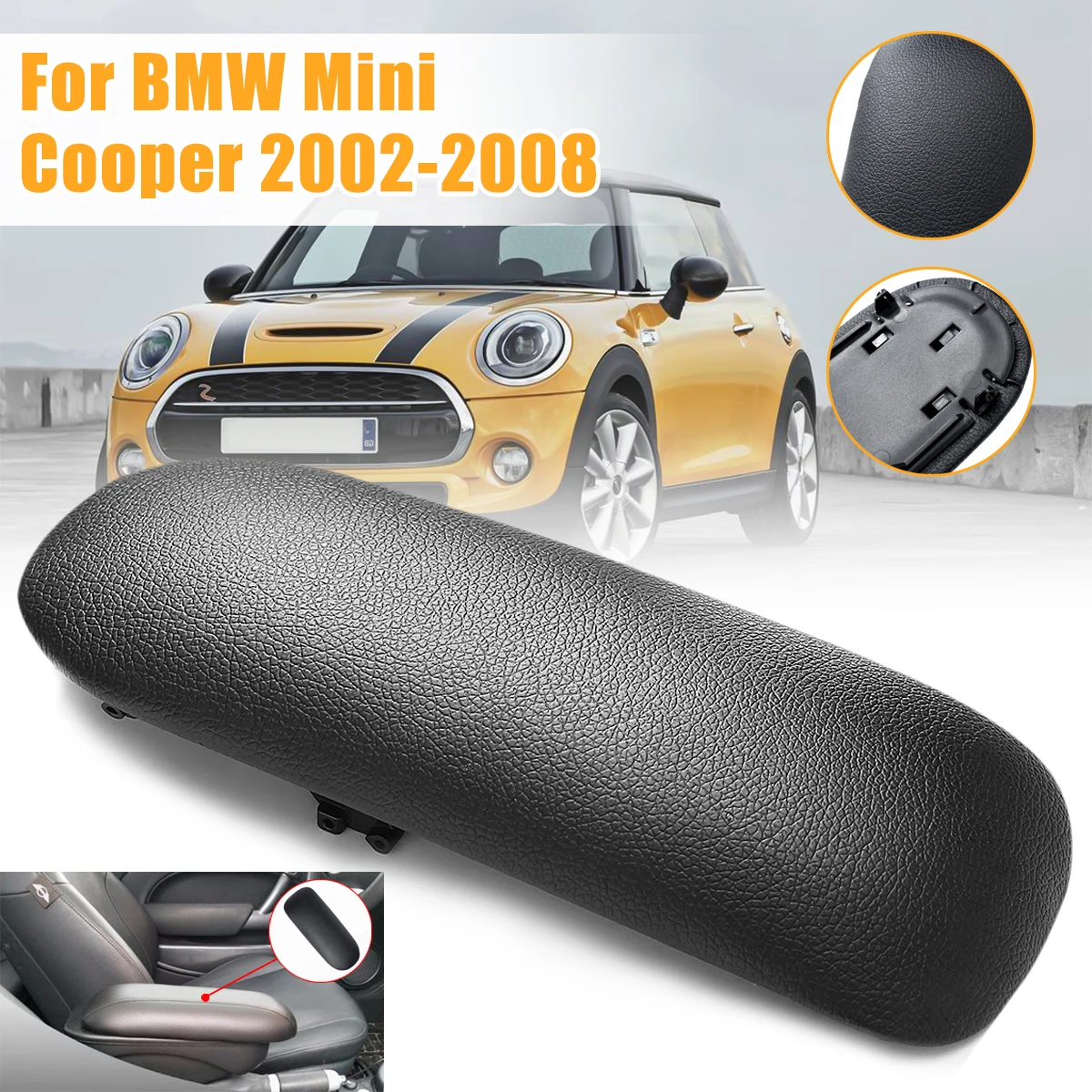 Новый автомобильный центральный подлокотник из искусственной кожи для BMW /Mini Cooper