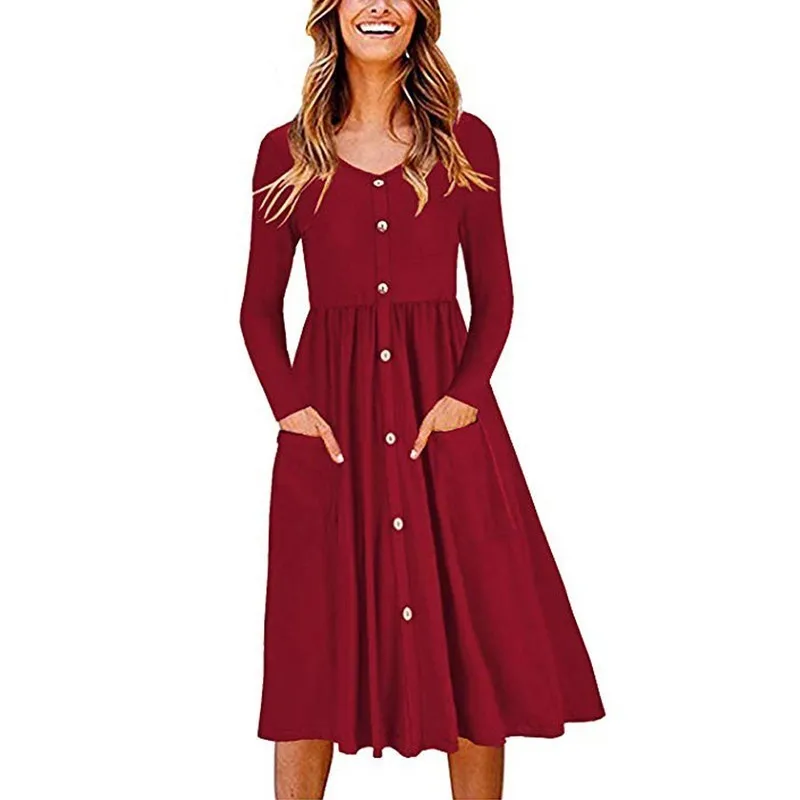 

Spring Breastfeeding Dress Nursing Maternity Dresses For Pregnant Women Clothes Bottoming Pregnancy Feeding Clothes Maternity