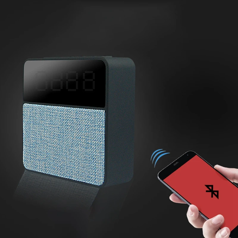 Портативный тканевый беспроводной bluetooth динамик сабвуфер музыкальная звуковая