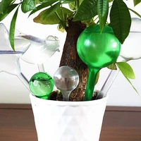 pvc self watering system imitation glass ball plant waterer flowers watering device ball type drip home gardening supplies