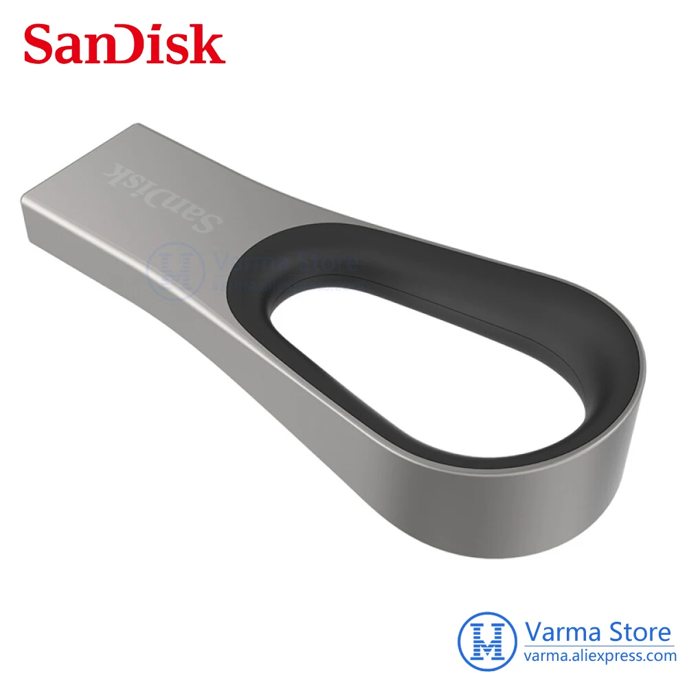 Новый SanDisk 64 GB USB3.0 U диска CZ93 металлический корпус содержит безопасное шифрование