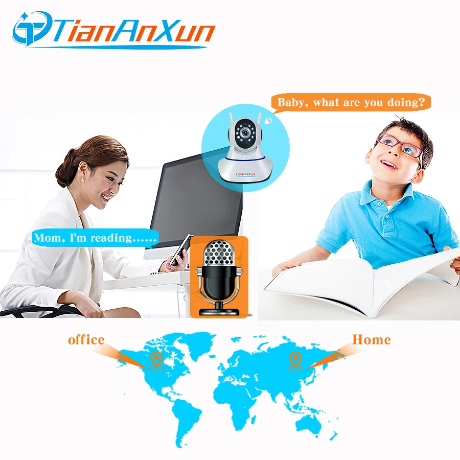 Tiananxun wifi камера 1080P Домашняя безопасность Беспроводные IP камеры Wi Fi CCTV наблюдение