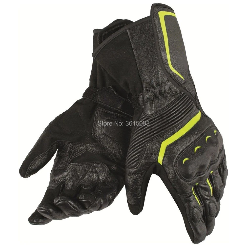 

Free shipping 2018 Dain Assen Leather Glove Black/Black Motorcycle/Bike/Motorbike Riding Curved Fingers Gloves Racing Glove