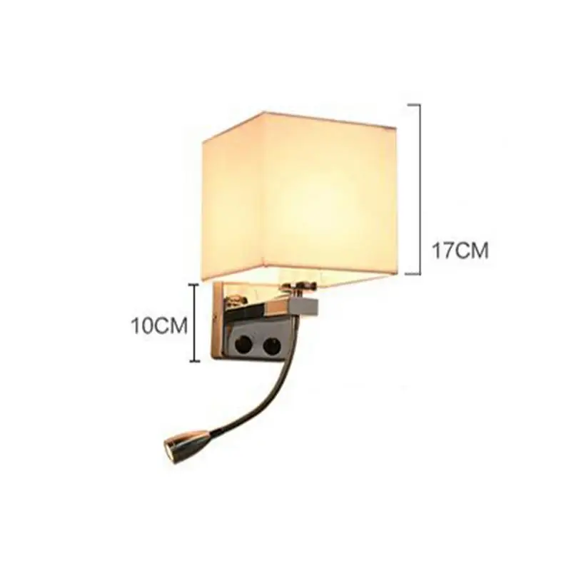 

Wall Lamp Sconce Switch Stairs Light Luminaires Fixture E27 Bulb Bedroom Decor Bathroom Modern Bedside Lighting Wall Mounted
