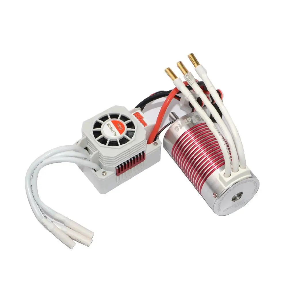 LeadingStar SURPASS HOBBY Platinum Set 3660 3300KV/3800kv бесщеточный двигатель с 60A ESC водонепроницаемый