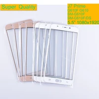 10pcslot for samsung galaxy j7 prime g610f g610 sm g610f sm g610fds touch screen front glass panel touchscreen lcd outer lens