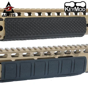 4 шт., чехол AIMTIS для тактических ключей, мягкий резиновый чехол для рельсов Quad KeyMod, панель для рельсов 6,2 дюйма, чехол для брелока