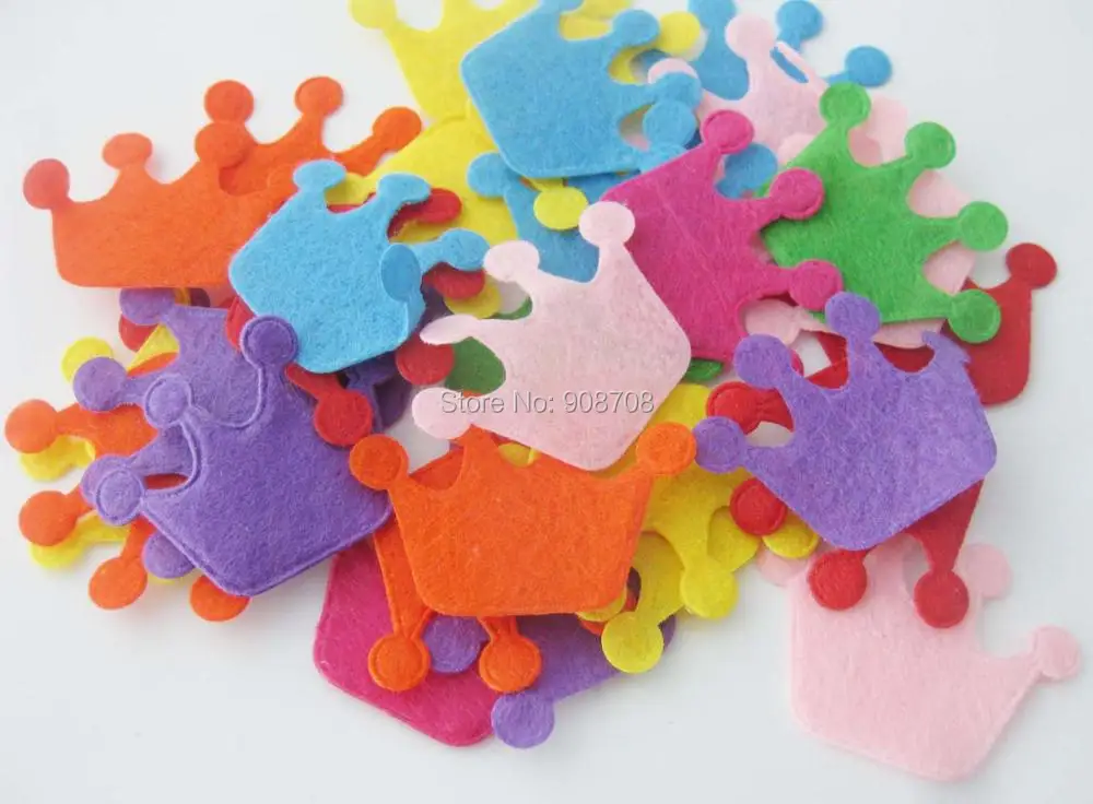 150 шт. фетровые аппликации в форме короны | Дом и сад